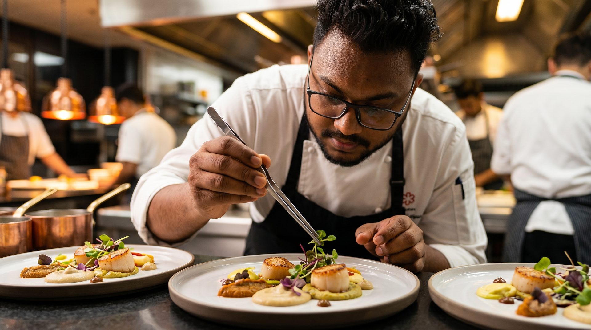 Chef plating