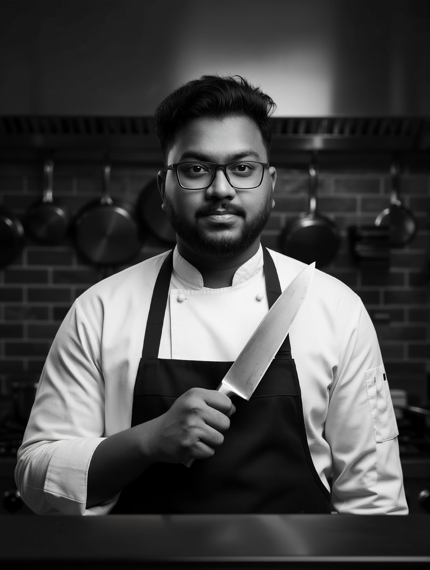 Chef Raja Ravi Varma portrait
